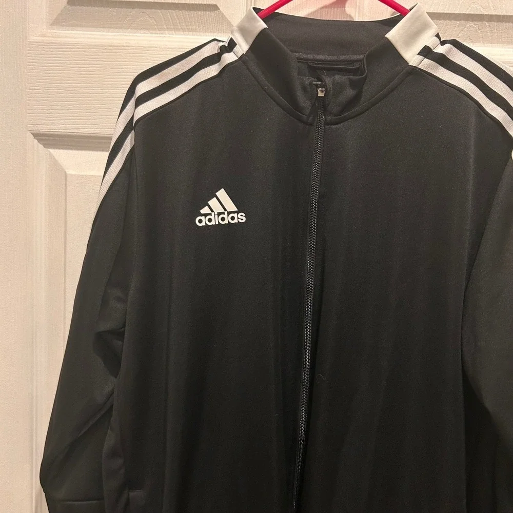 Adidas‎ Mens Tiro 21 Track Jacket Black  Aeroready Primegreen XL Soccer Classic